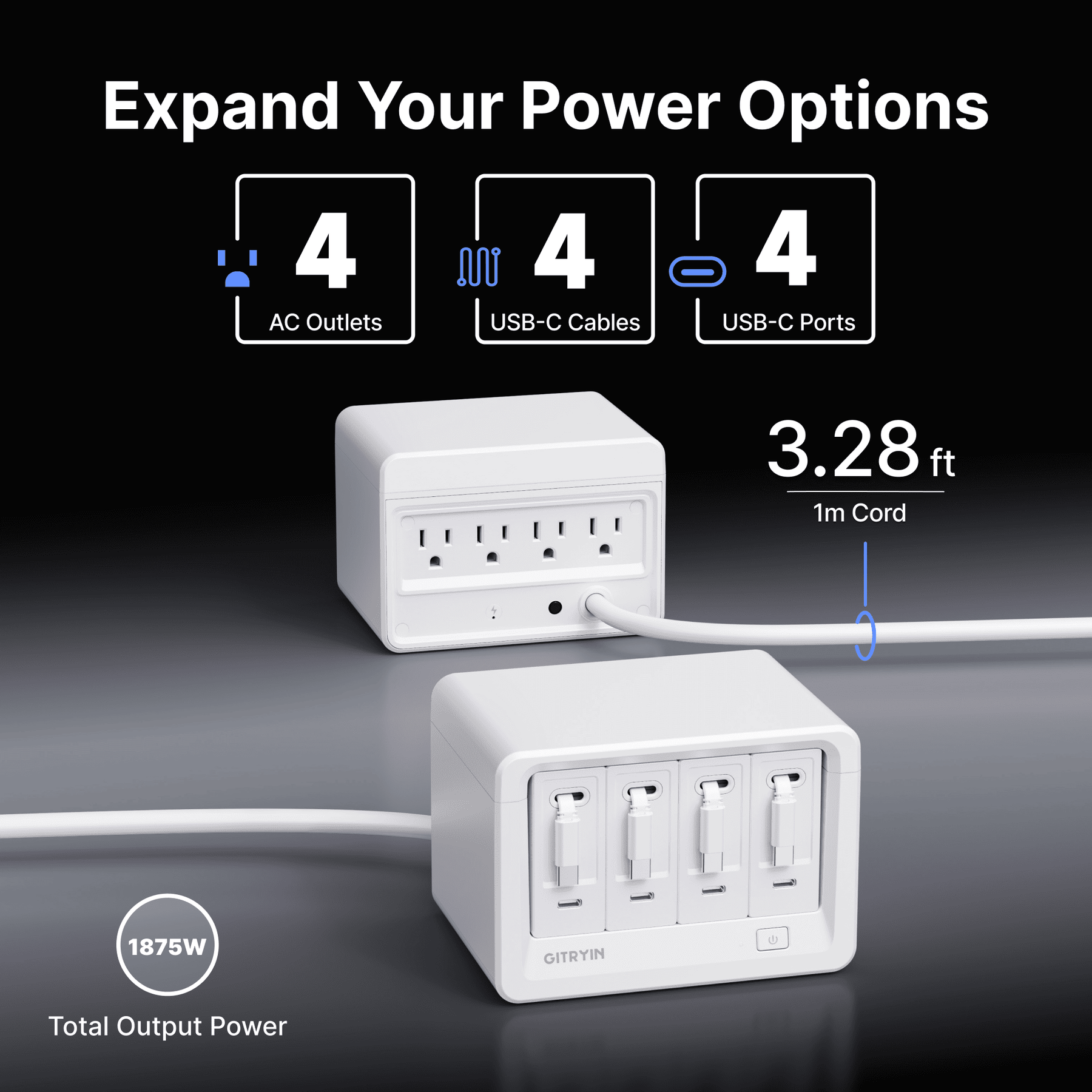 Gitryin Desktop Charging Station 12-in-1 (40W Combo)