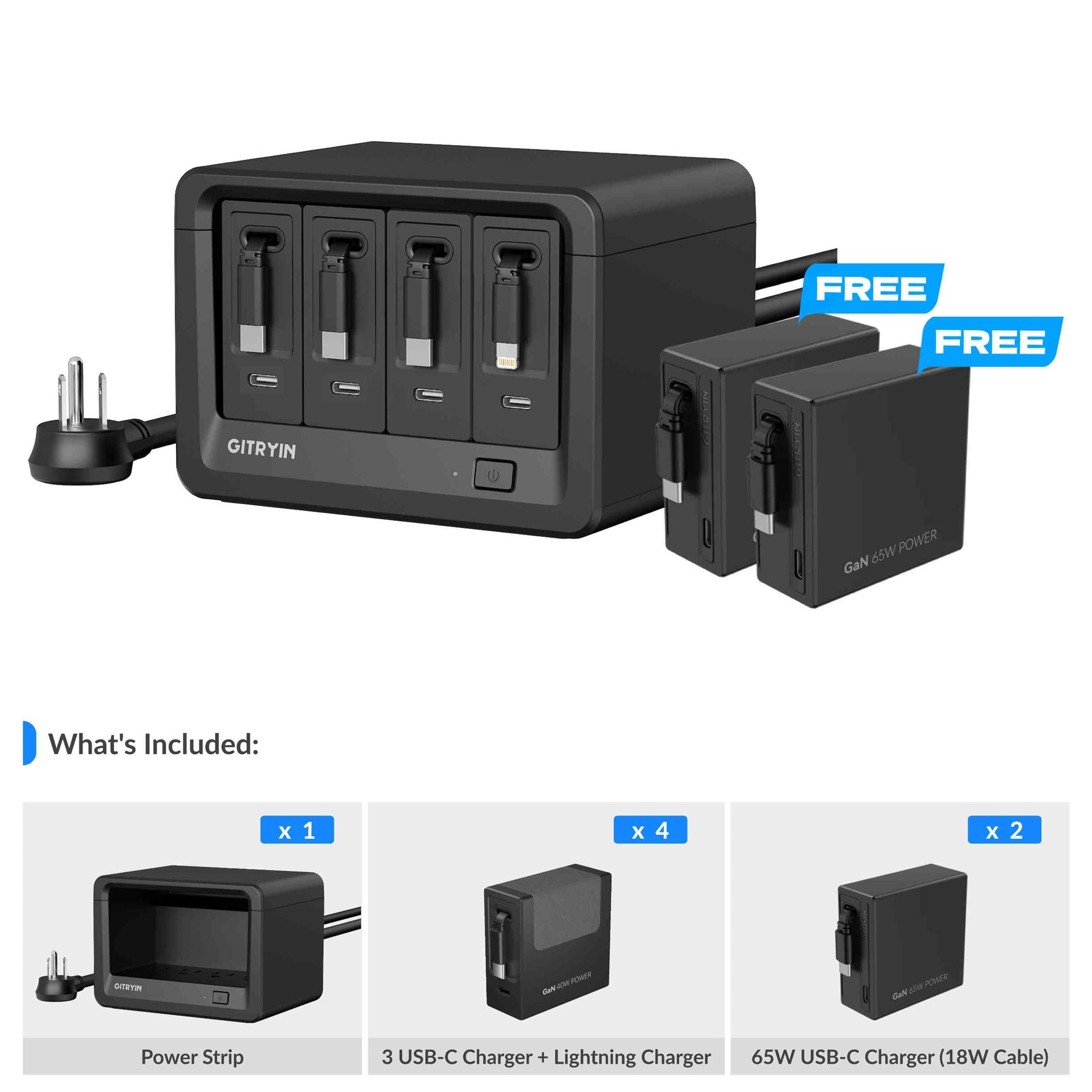 Gitryin Desktop Charging Station 12-in-1 (40W Combo)