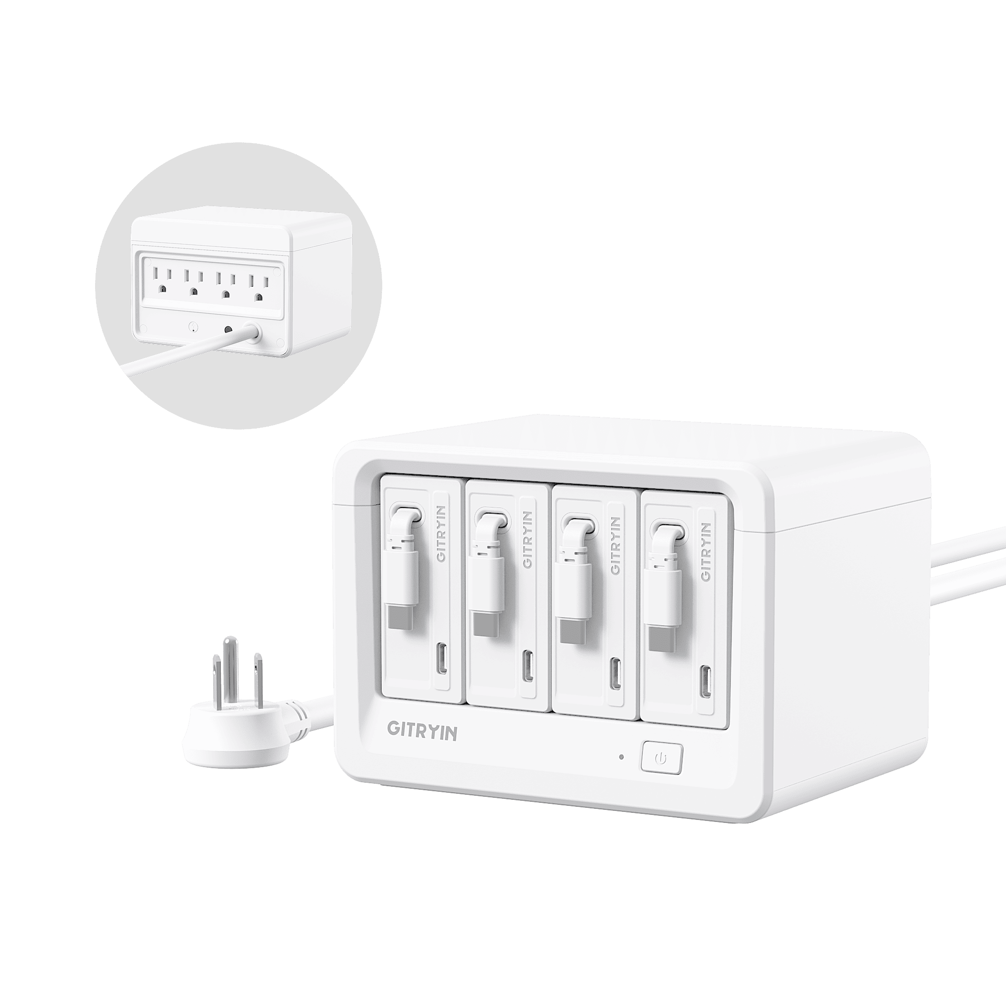 GITRYIN☆充電ステーション Gitryin Desktop Charging Station 12-in-1 (65W Combo) | Gitryin