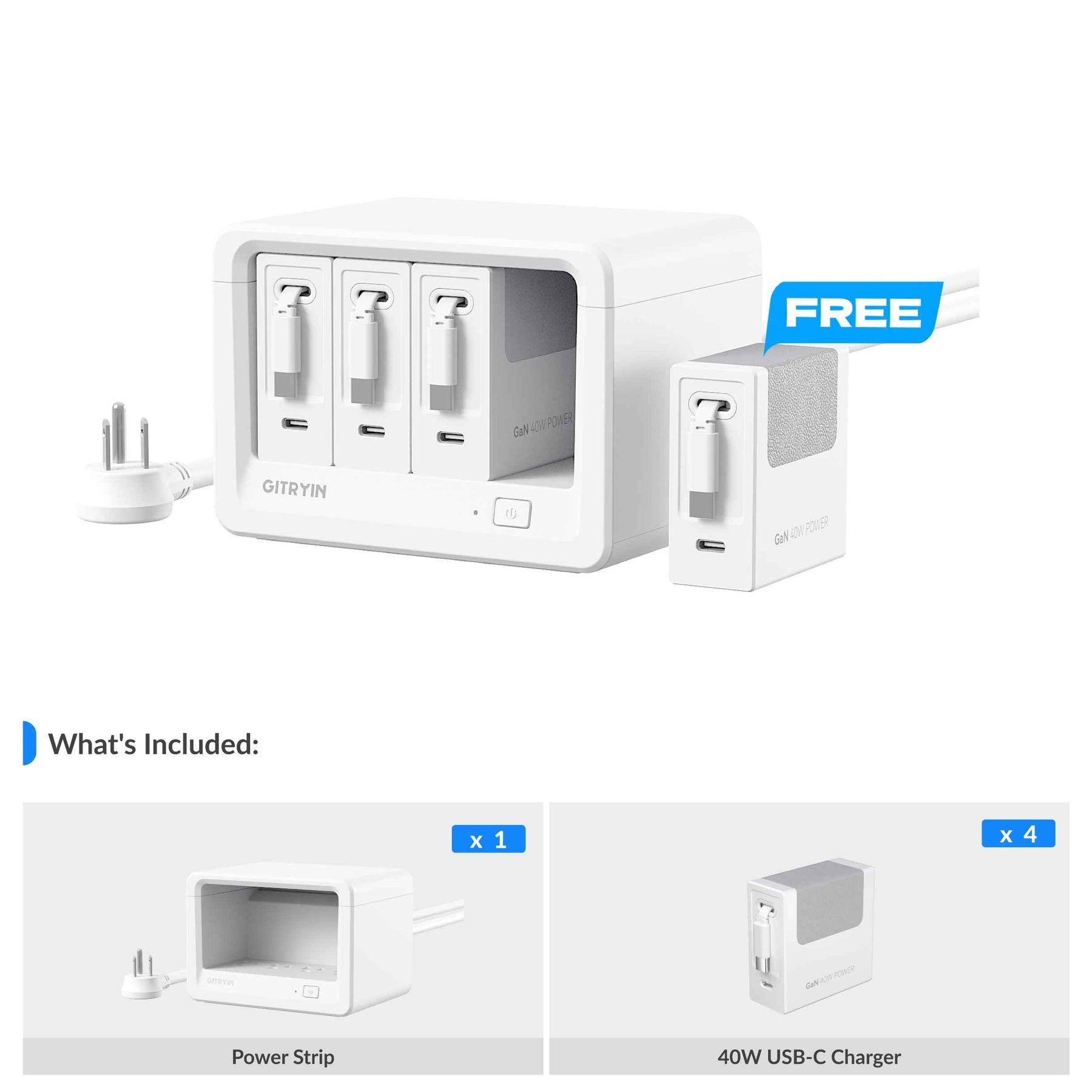 Gitryin Desktop Charging Station 12-in-1 (40W Combo)