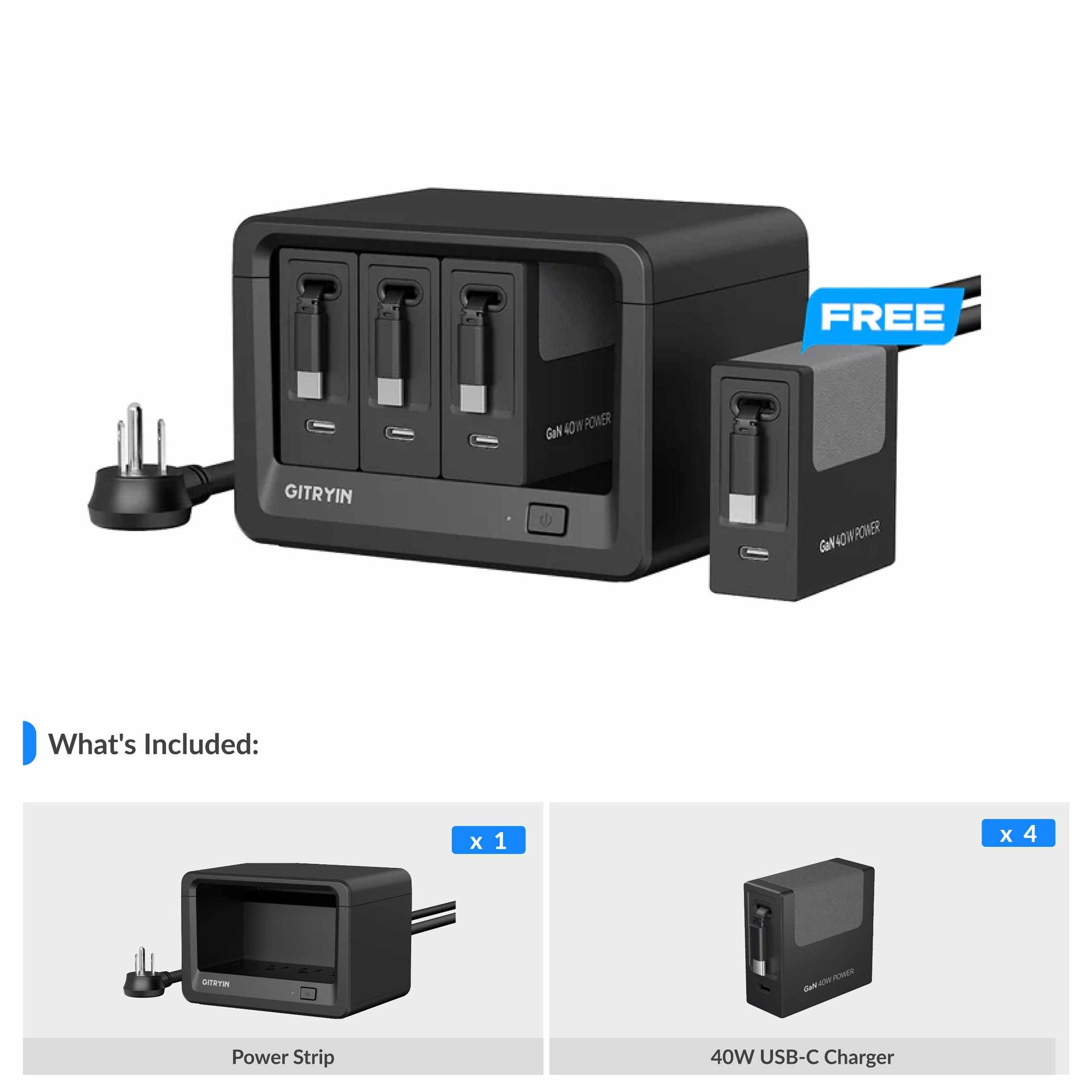 Gitryin Desktop Charging Station 12-in-1 (40W Combo)