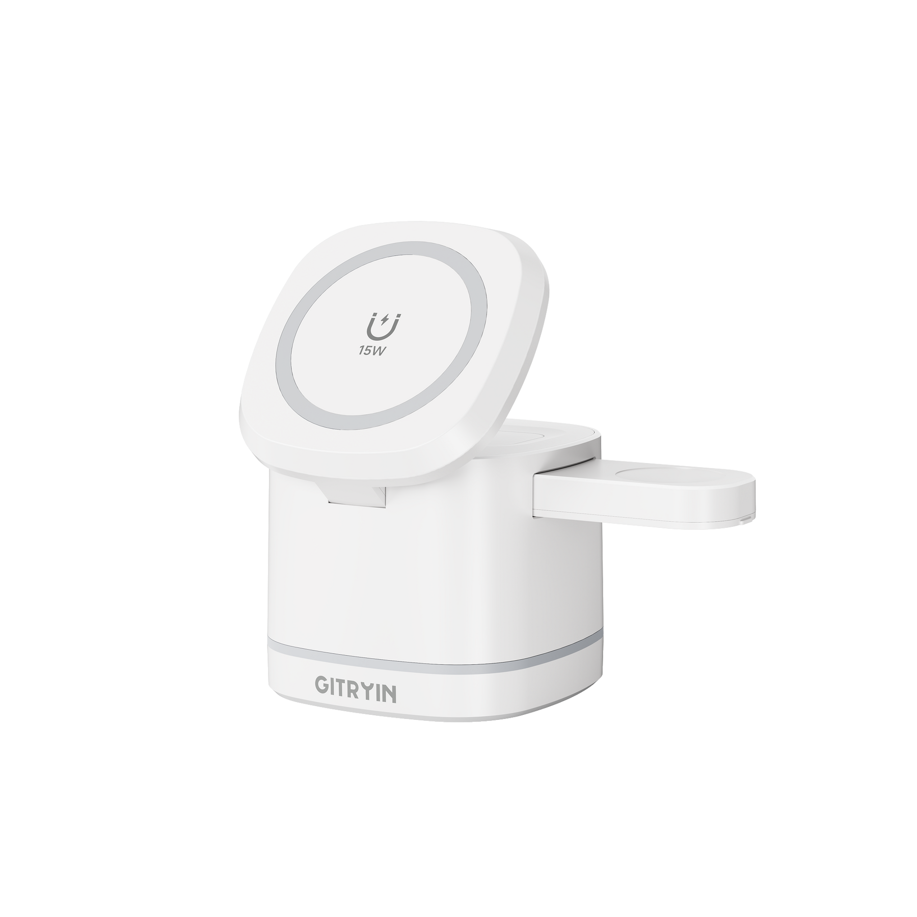 Gitryin Magnetic 3-in-1 Wireless Charging Station for 3C Devices