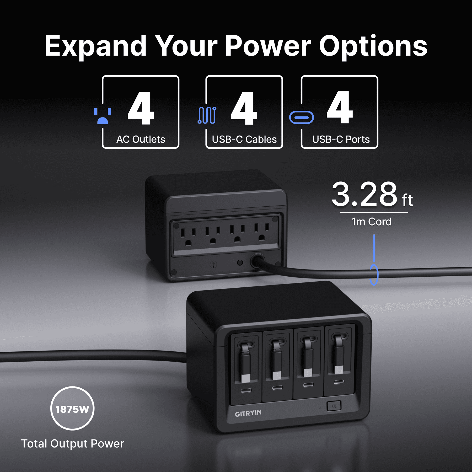 Gitryin Desktop Charging Station 12-in-1