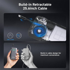 Gitryin Retractable Power Bank for 3C Devices