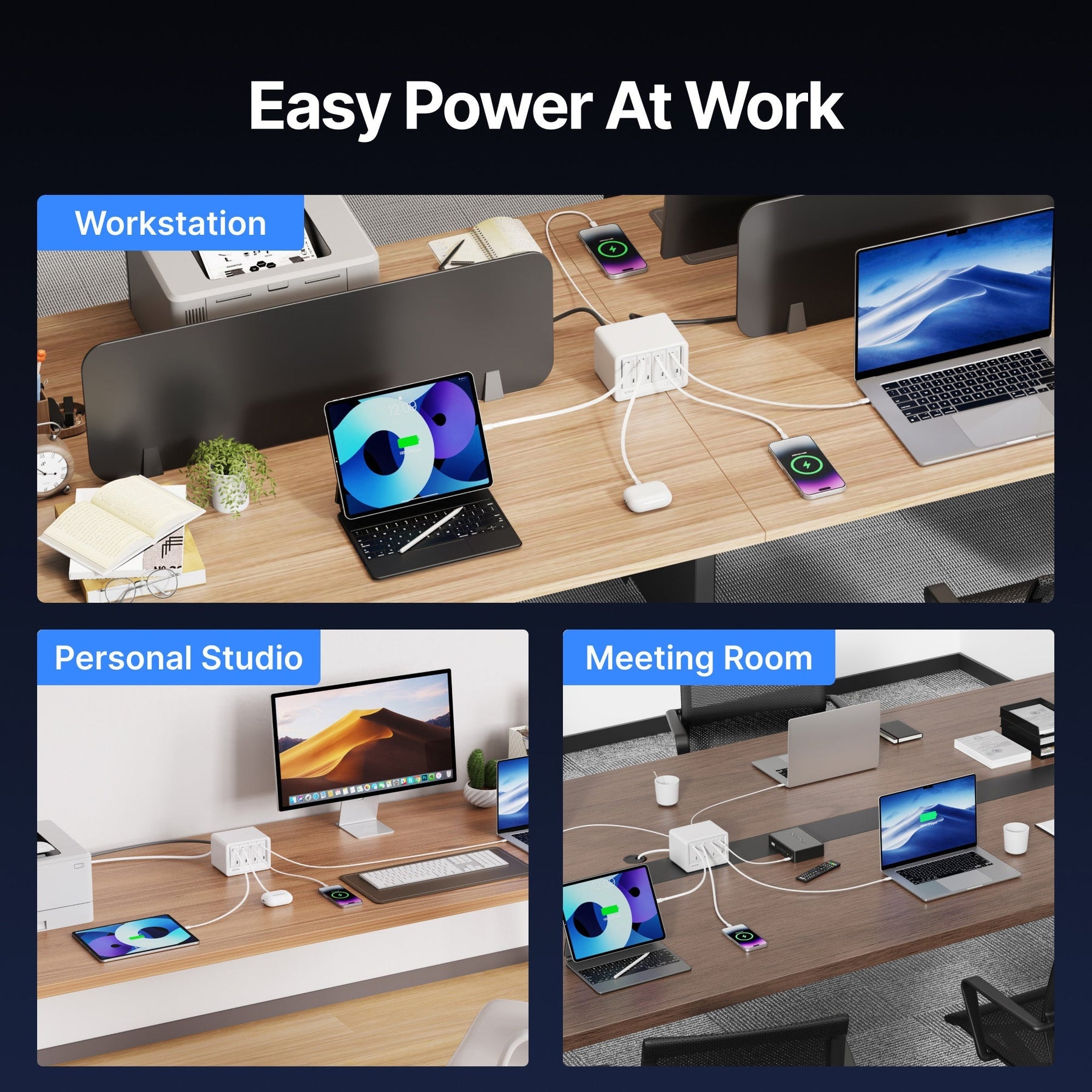 Gitryin Desktop Charging Station 12-in-1 (65W Combo) – Cyber Deal