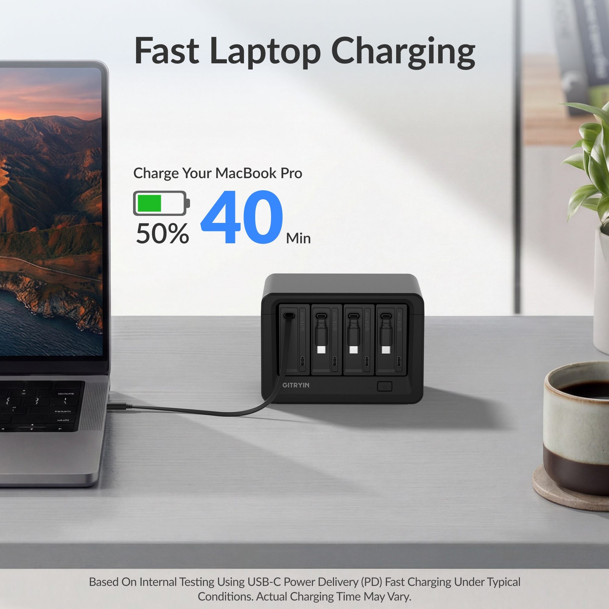 Gitryin Desktop Charging Station 12-in-1 (65W Combo) Features