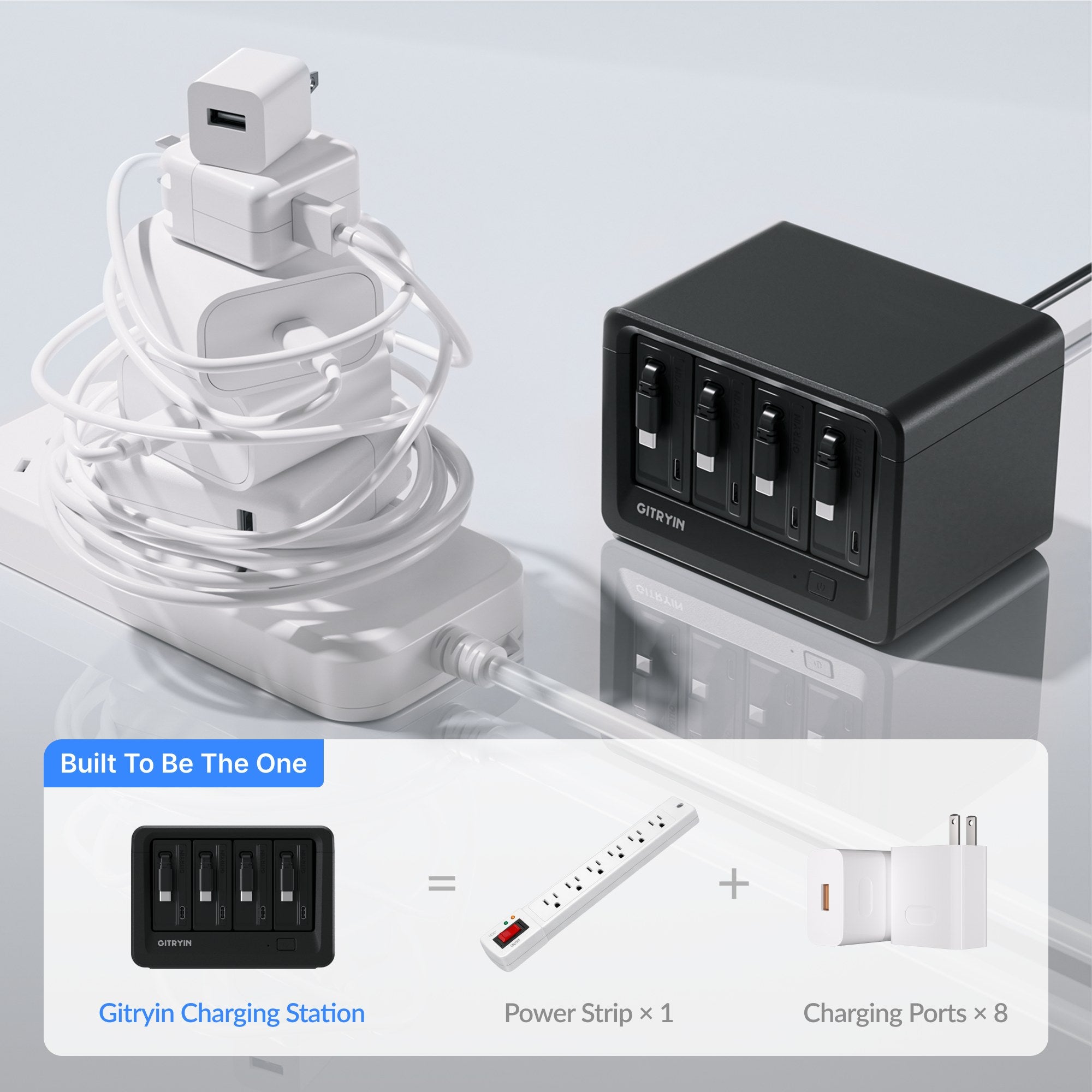 Gitryin Desktop Charging Station 12-in-1 (65W Combo) Features