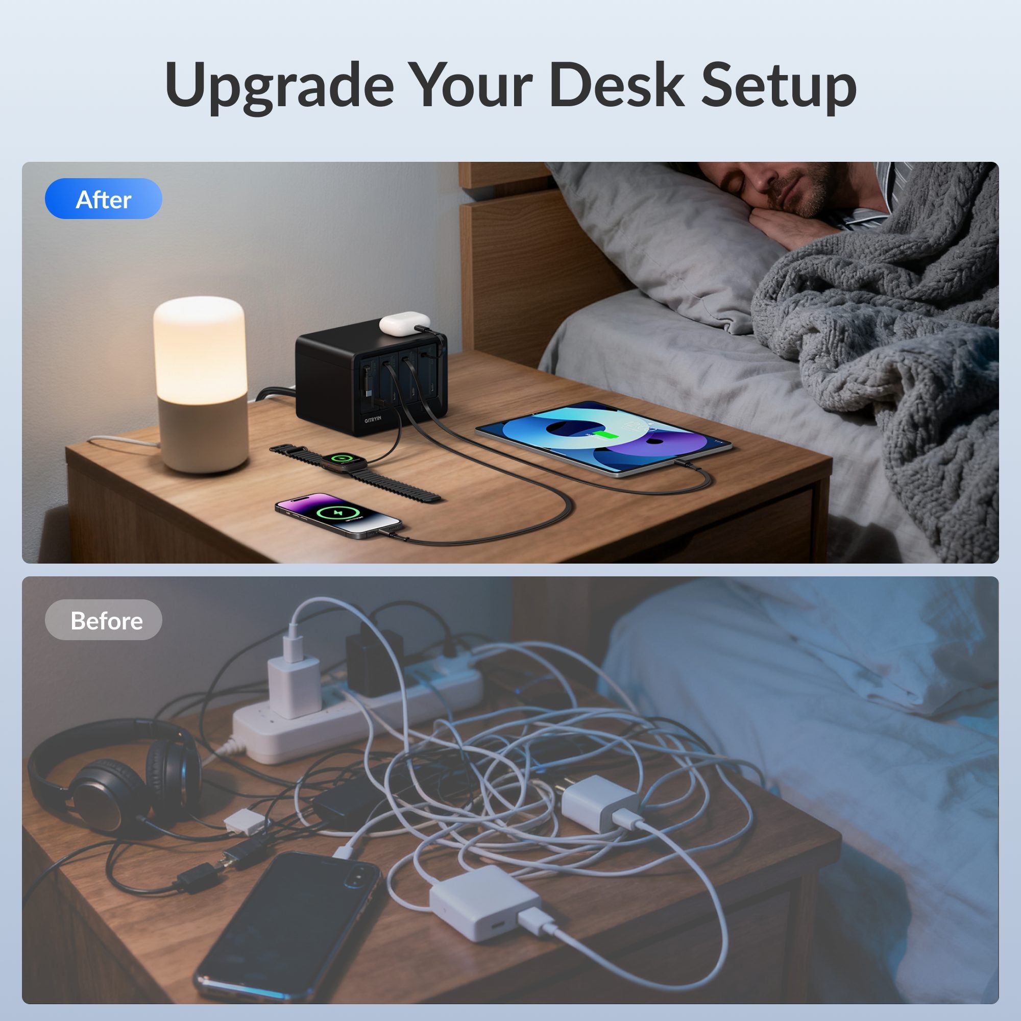 Gitryin Desktop Charging Station 12-in-1 (65W Combo) Features