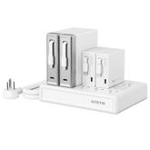 GITRYIN Modular Charging Station with Smart Cooling Fan White Features