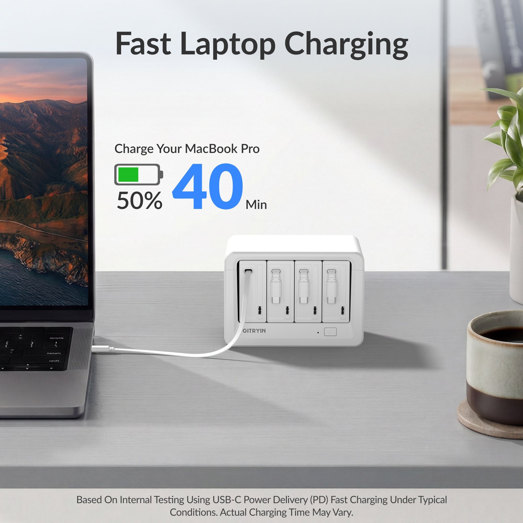 Gitryin Desktop Charging Station 12-in-1 (65W Combo) Features