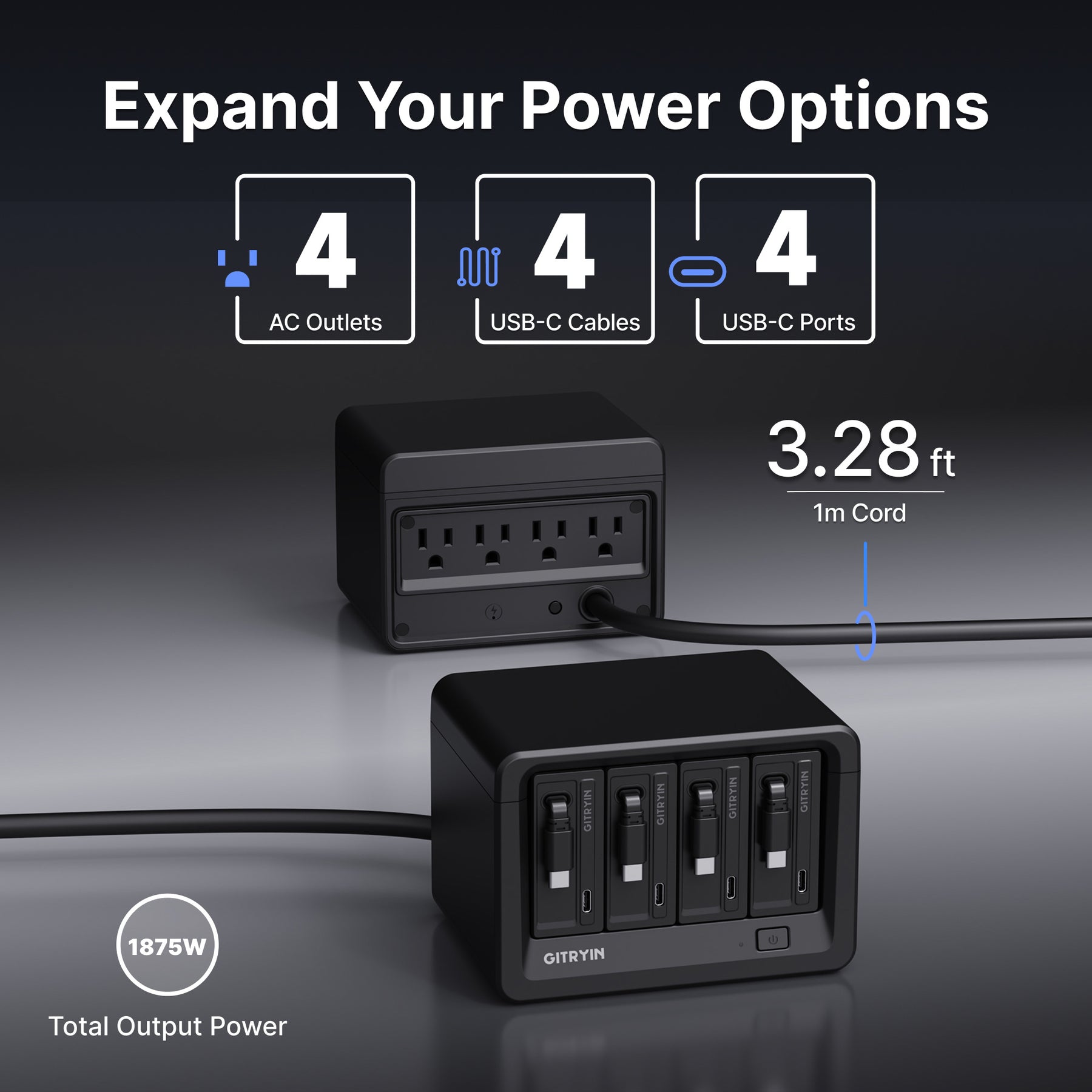 Gitryin Desktop Charging Station 12-in-1 (65W Combo)