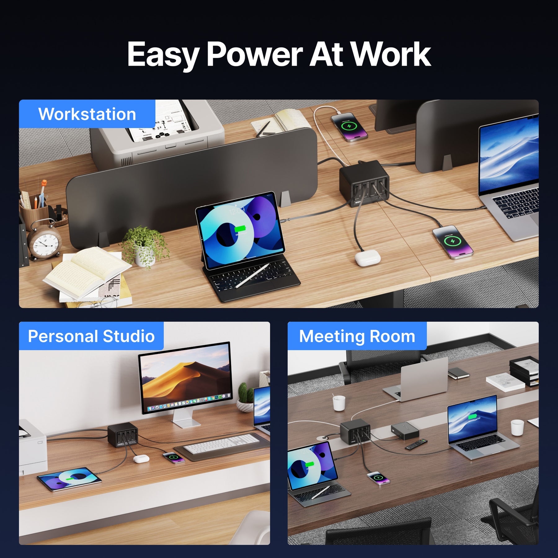 Gitryin Desktop Charging Station 12-in-1 (65W Combo)
