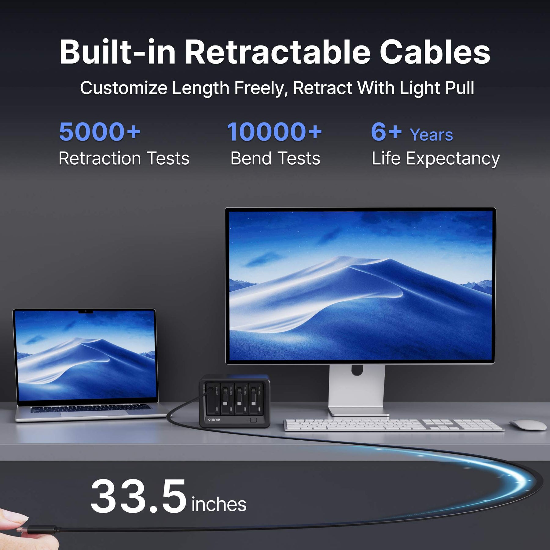 Gitryin Desktop Charging Station 12-in-1 (65W Combo)