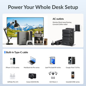 Gitryin ModDock 3 Tower Charging Station (65W Combo)