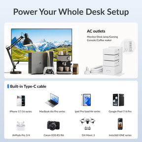 Gitryin ModDock 3 Tower Charging Station (65W Combo)
