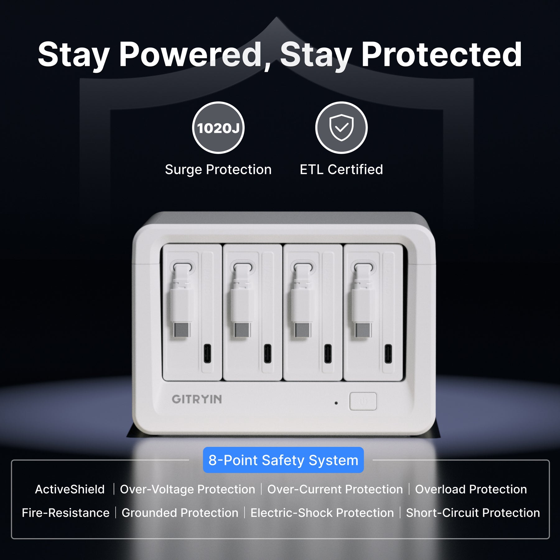 Gitryin Desktop Charging Station 12-in-1 (65W Combo)