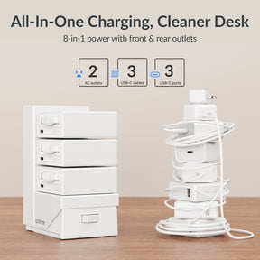 Gitryin ModDock 3 Tower Charging Station (65W Combo)