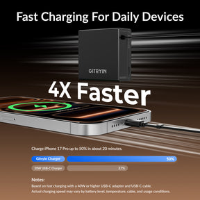 Gitryin ModDock 3 Tower Charging Station (65W Combo)