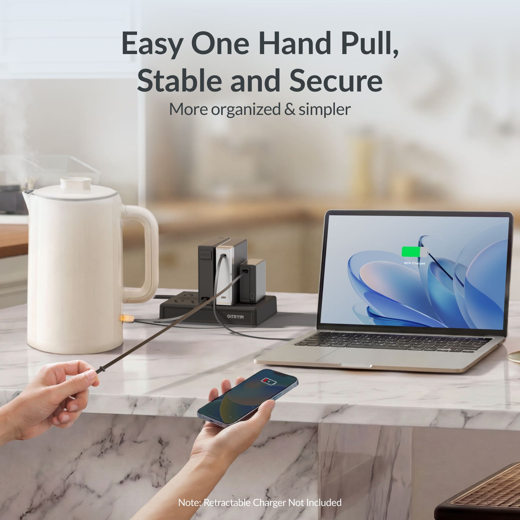 Gitryin 10-Outlet Smart Cooling Power Strip