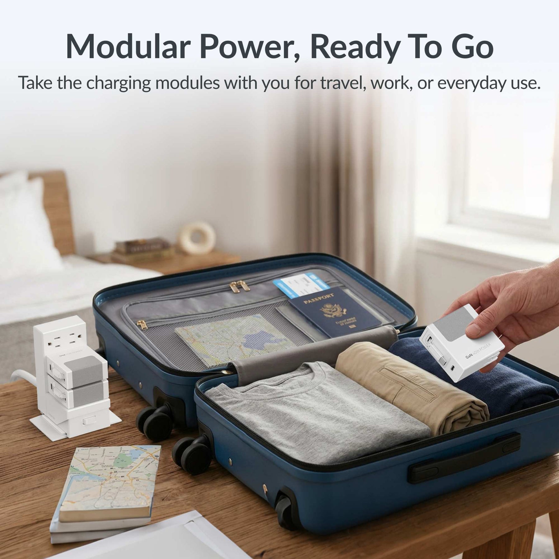 Gitryin ModDock 3 Tower Charging Station Travel