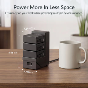 Gitryin ModDock 3 Tower Charging Station (65W Combo)