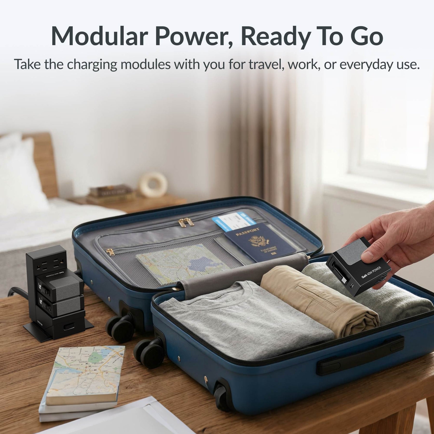 Gitryin ModDock 3 Tower Charging Station Travel