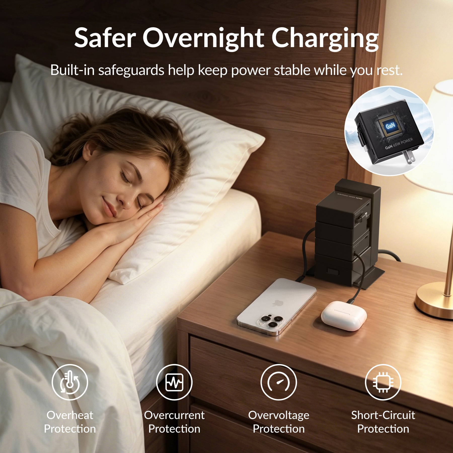 Gitryin ModDock 3 Tower Charging Station (65W Combo)