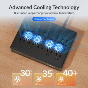 Gitryin 10-Outlet Smart Cooling Power Strip