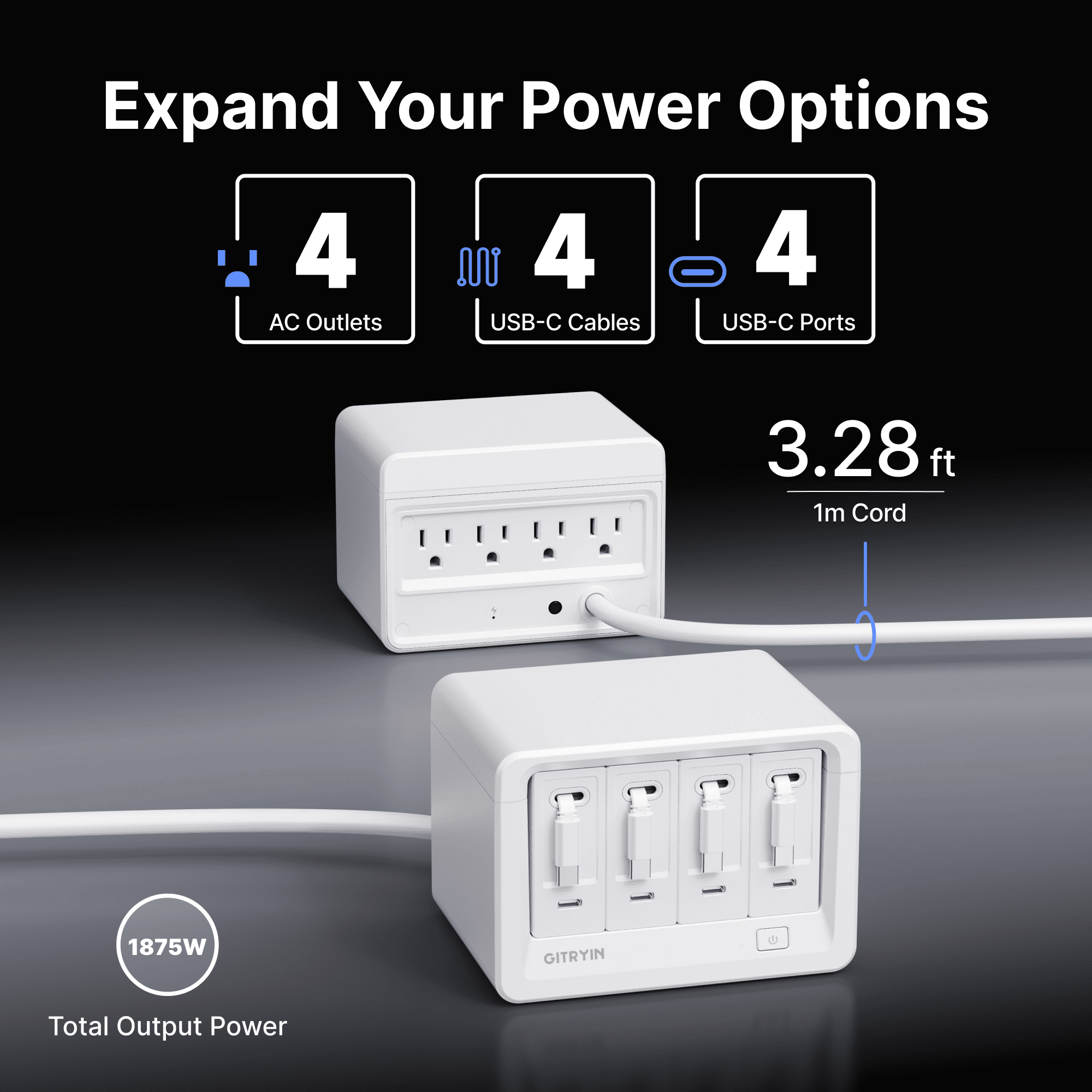Gitryin Desktop Charging Station 12-in-1 Whine Features