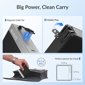 Gitryin Retractable 140W Fast Charger - USB-C Cable