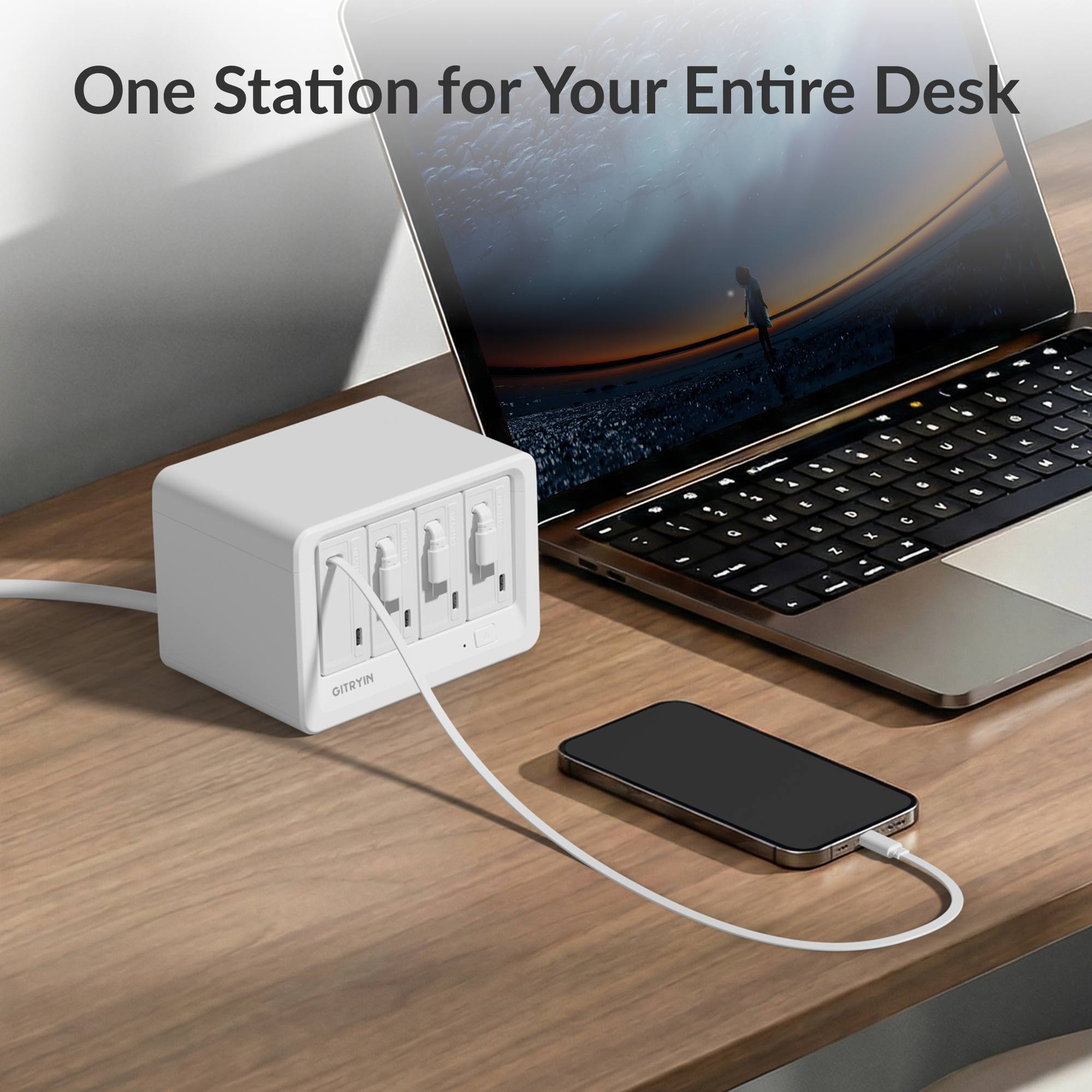 Gitryin Desktop Charging Station 12-in-1 (65W Combo) Features