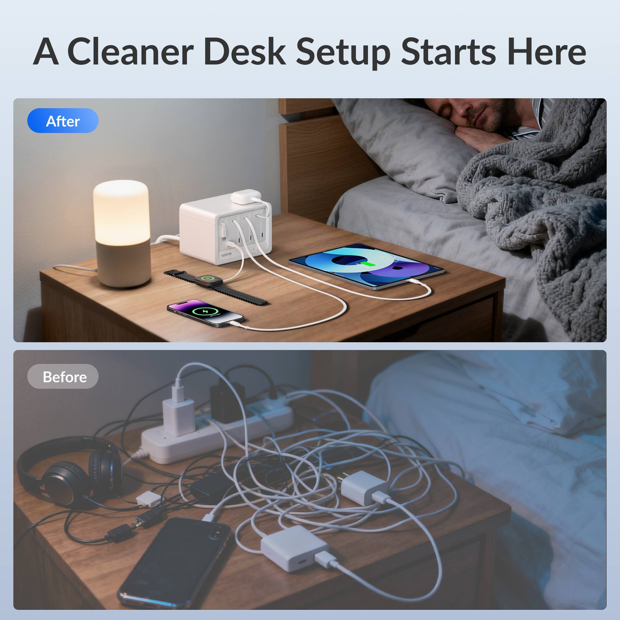 Gitryin Desktop Charging Station 12-in-1 (65W Combo) Features