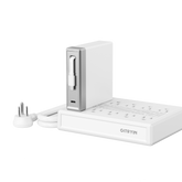 GITRYIN Modular Charging Station with Smart Cooling Fan White Features
