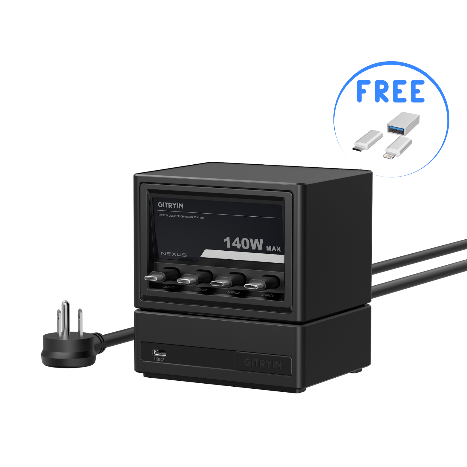 Gitryin 140W Nexus Charging Station Features
