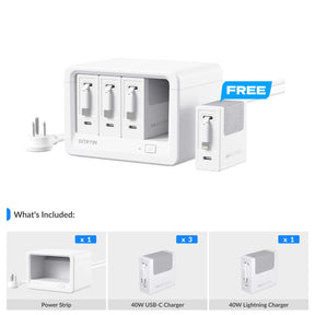 Gitryin Desktop Charging Station 12-in-1 (40W Combo)