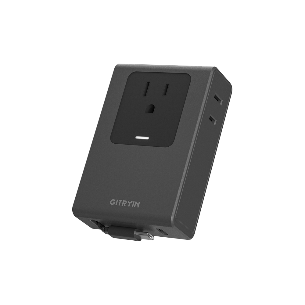 Gitryin Retractable Travel Adapter 5-in-1 Charger