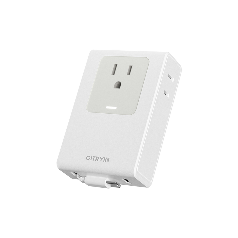Gitryin Retractable Travel Adapter 5-in-1 Charger