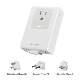 Gitryin Retractable Travel Adapter 5-in-1 Charger